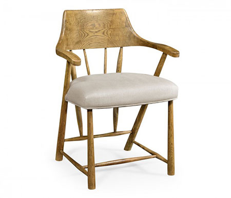 Natural Oak Dining Armchair