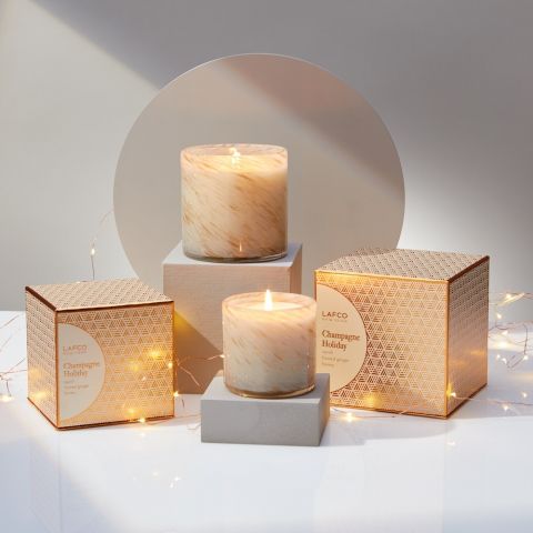 Champagne Holiday Candle
