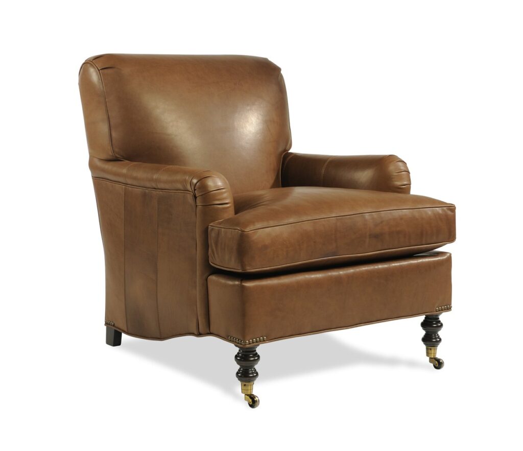 Drayton Leather Chair L1314-01 - Carolina Furniture