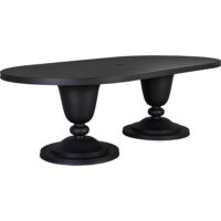 Oval Double Pedestal Dining Table