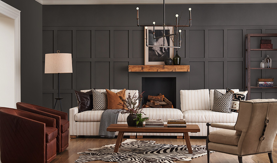 Living Room Display With Furniture